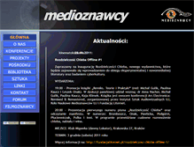 Tablet Screenshot of medioznawcy.filmoznawcy.pl